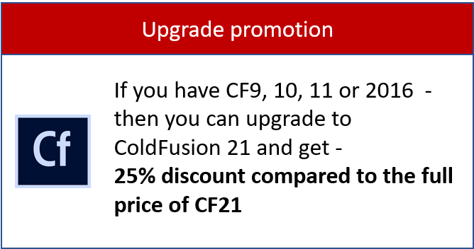 ColdFusion Red hot Sale