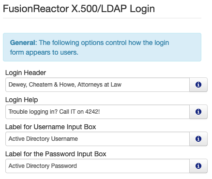 Using Active Directory to Log In to FusionReactor, FusionReactor