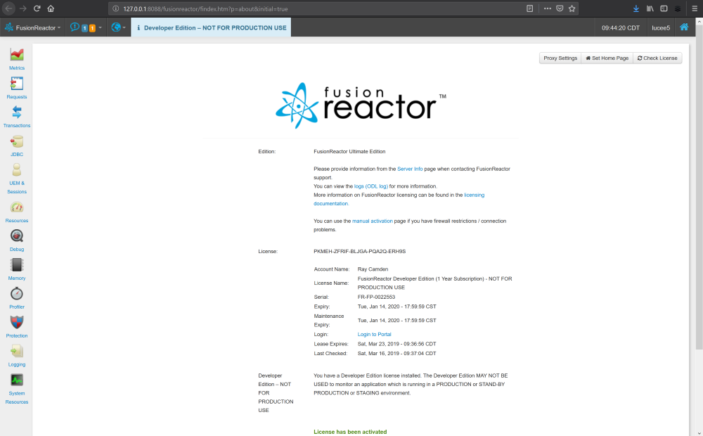 Getting Started with FusionReactor (for ColdFusion Devs), FusionReactor
