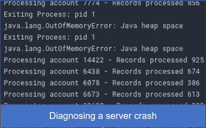 diagnosing a server crash